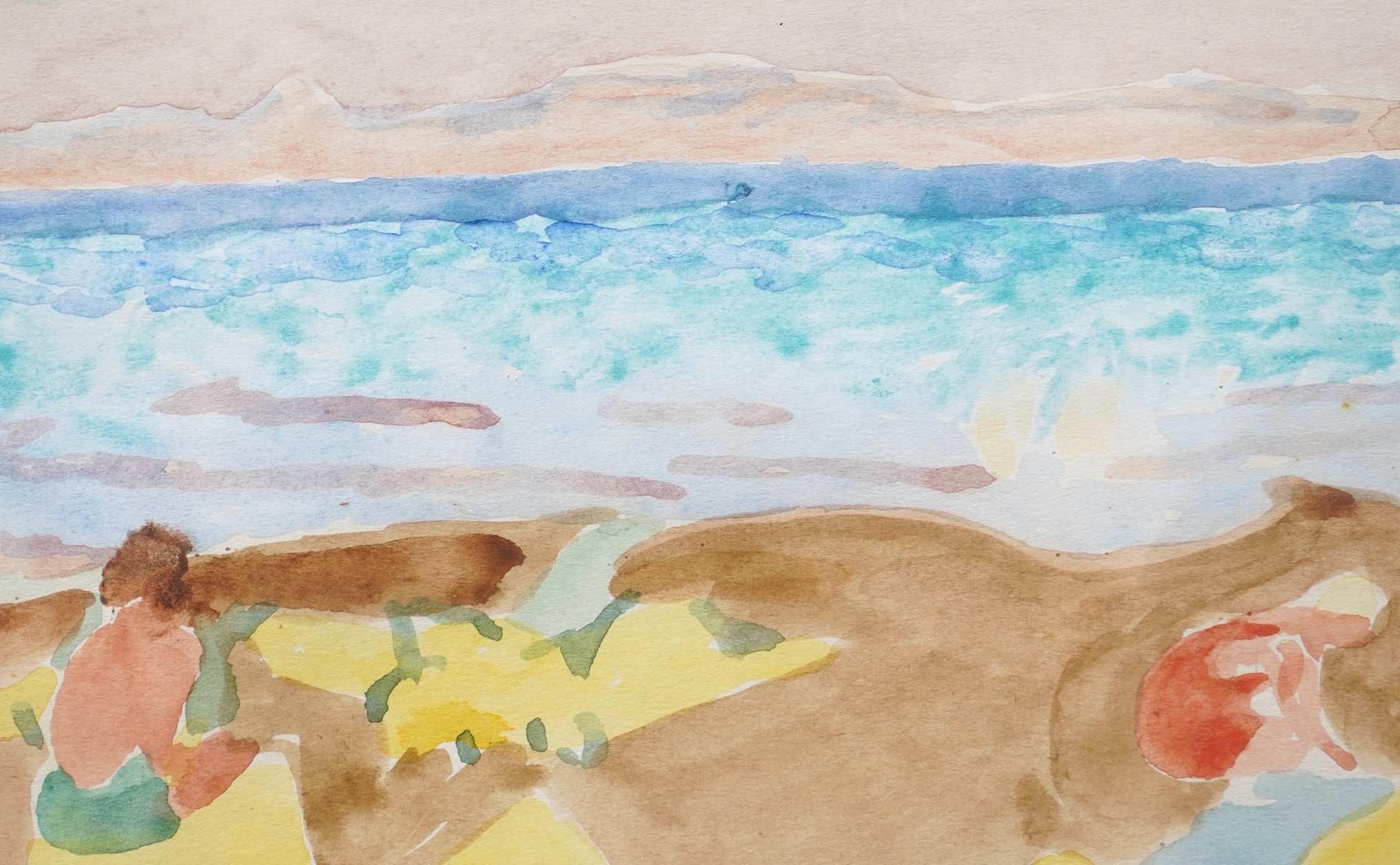 Zdzislaw Ruszkowski, Polish 1907-1991, 'Seaside'